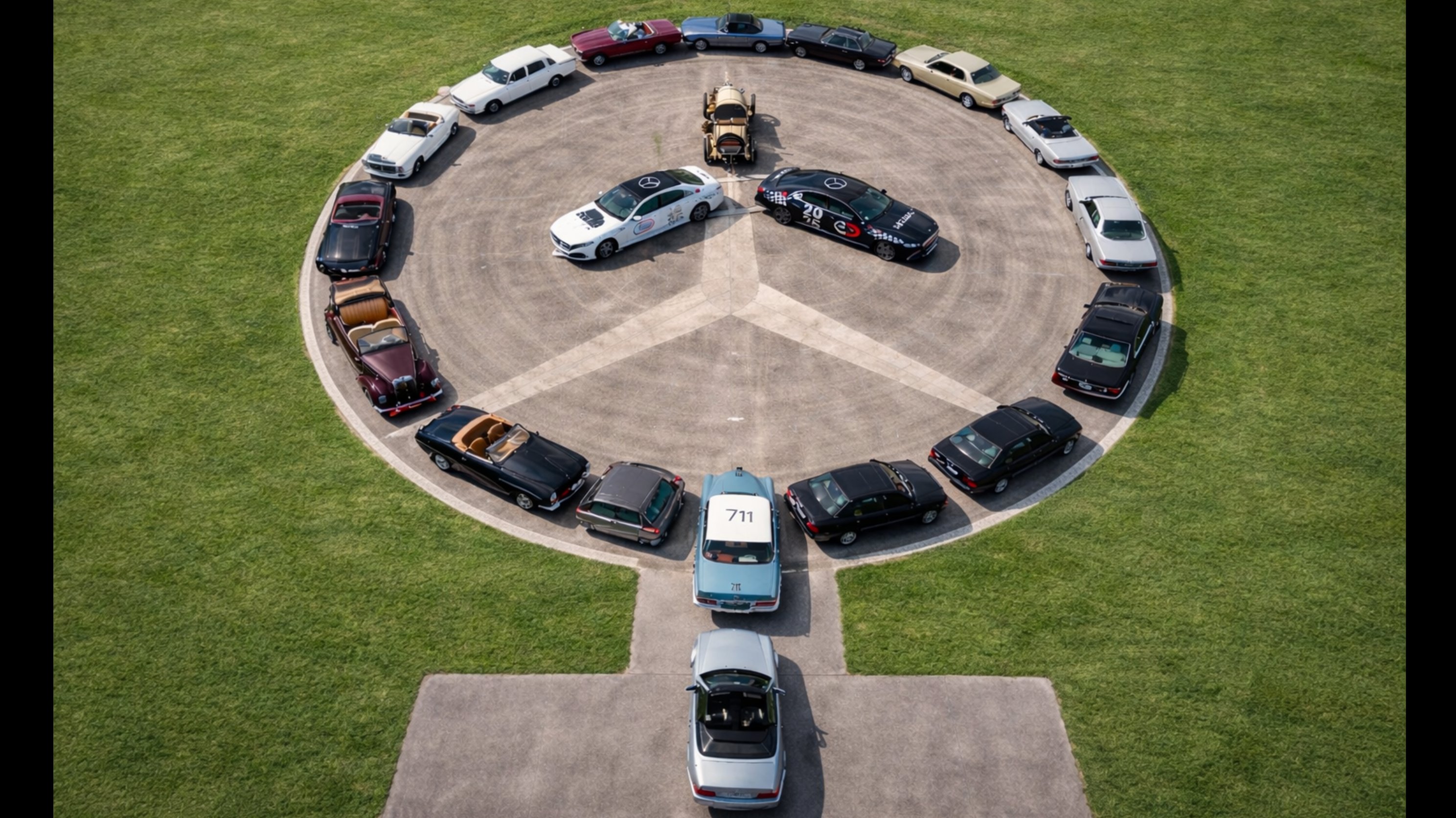 Conmemoración 140 años de Mercedes Benz